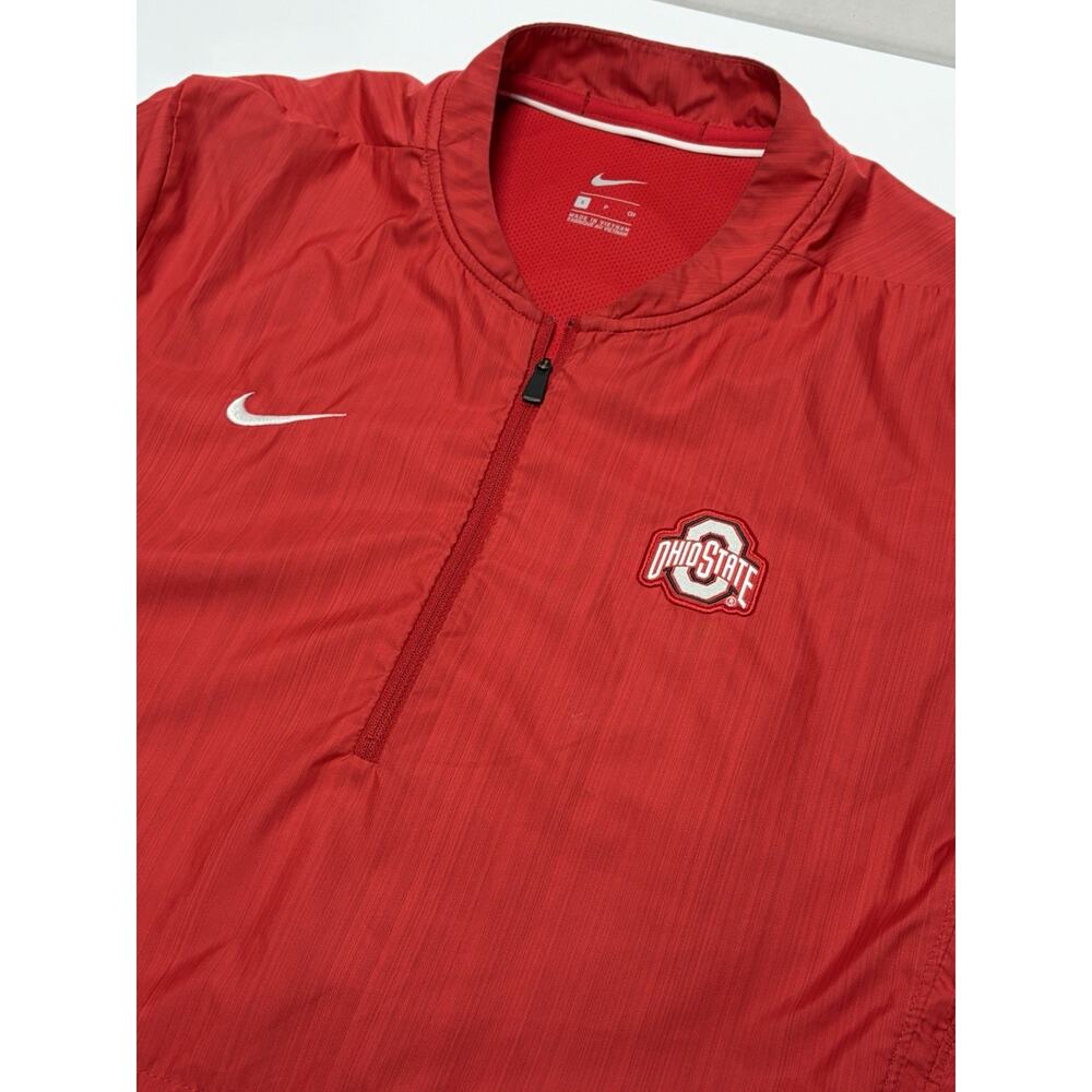 Nike Ohio State Buckeyes Lightweight Coaches Sideline Pullover Men's Small